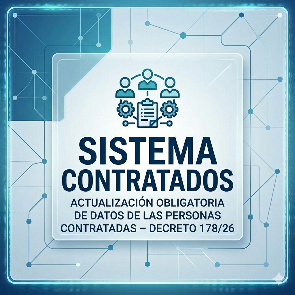 ACTUALIZACIÓN OBLIGATORIA DE DATOS DE LAS PERSONAS CONTRATADAS – DECRETO 178/26 