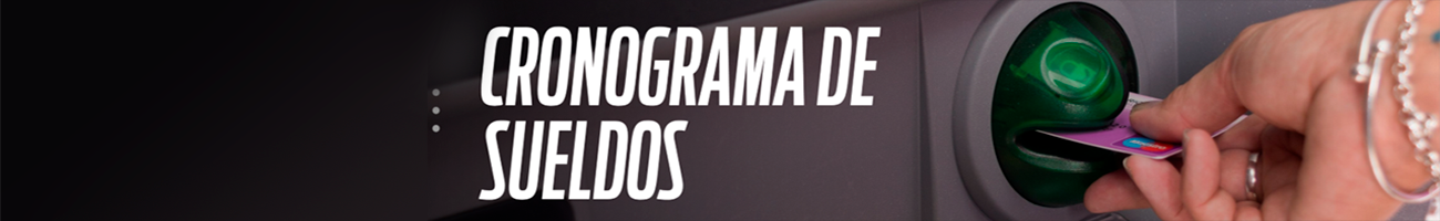 Cronograma de Sueldos -- 1300
